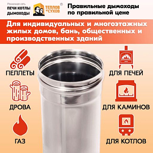 Труба L500 ТМ-Р 430-0.5 D 80 (2)