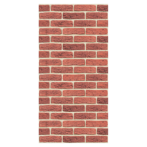 Плита Фиброцементная Фаспан Кирпичный №1005 Вертикаль (1200х600х8)