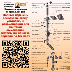 Труба L500 ТМ-Р 430-0.5 D 80 (5)